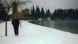 Paul Gilchrist ruining another of my photos from the recent (and entirely fictitious)  critics' conference